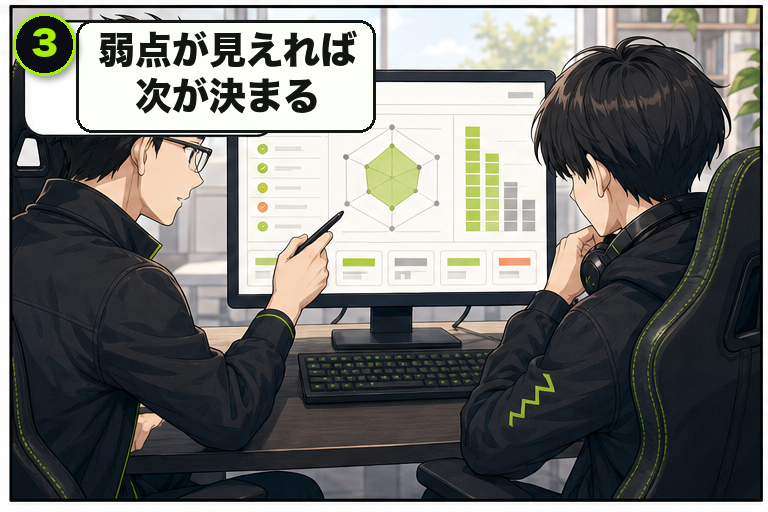 GRSシートの使い方 3コマ目